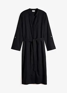 Kleid mit Taschen aus Leinen-Viskose-Mix, bonprix