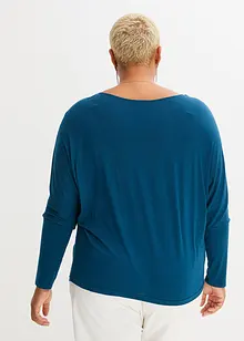 T-shirt manches longues en viscose douce et extensible, bonprix