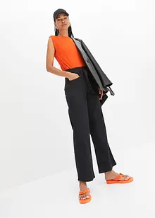 Pantalon 7/8 à taille élastiquée, 100% coton, bonprix
