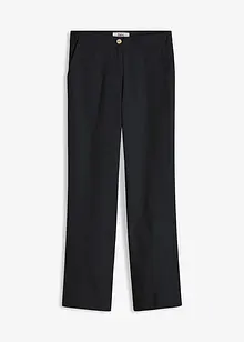 High-Waist-Hose aus Leinen-Viskose-Mix, bonprix