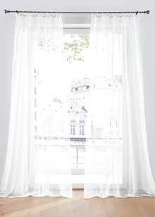 Gardinen aus leichtem Voile (2er Pack), bonprix