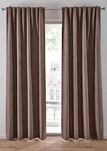 Abdunkelnde Vorhänge mit Struktur (2er Pack), bonprix