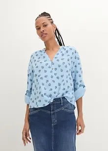 Oversize-Bluse aus luftigem Musselin, bonprix