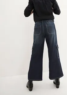 Cargo Jeans Mid Waist, cropped, John Baner JEANSWEAR