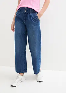 Jean large taille haute et élastiquée, bonprix