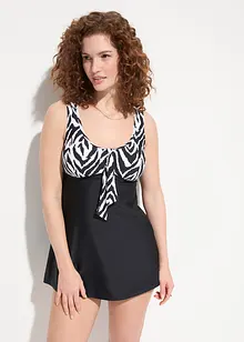 Long Tankini Oberteil aus recyceltem Polyamid, bpc selection