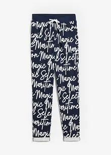 Pantalon imprimé à taille extensible, bonprix