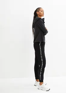 Sweathose mit Bündchen und Statement-Druck, bonprix