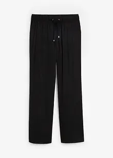 Pantalon à taille élastiquée en viscose, bonprix