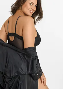 Body aus Spitze mit recyceltem Polyamid, bonprix