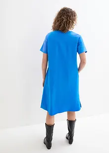 Tunika-Kleid mit Taschen aus Leinen-Baumwoll-Mix, bonprix