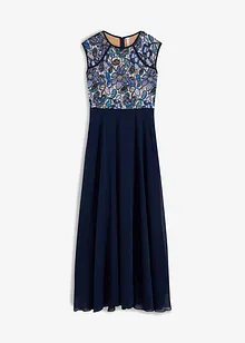 Robe longue à dentelle, bonprix