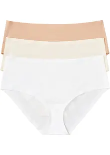 Lot de 3 culottes taille haute sans couture Feel Comfort, bonprix