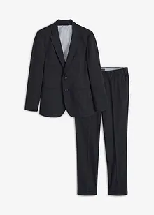 Costume 2 pièces slim en lin majoritaire, bonprix
