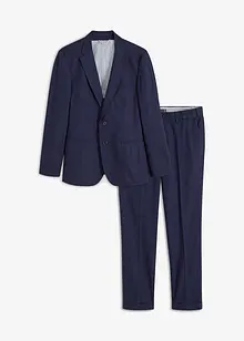 Anzug mit Leinen (2-tlg.Set), Slim Fit, bonprix