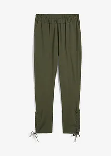 Pantalon en jersey froncé, bonprix