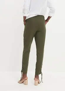 Pantalon en jersey froncé, bonprix