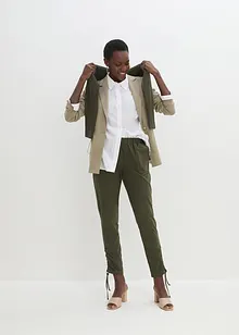 Pantalon en jersey froncé, bonprix