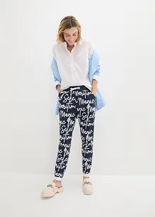 Schlupfhose mit Druck, bonprix