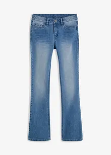 Jean flare taille mi-haute, extensible, bonprix