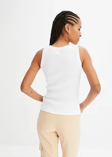 Ripp-Top aus reiner Bio-Baumwolle, bonprix