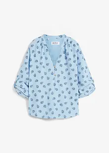 Oversize-Bluse aus luftigem Musselin, bonprix