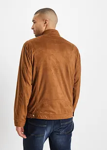 Jacke in Veloursleder-Optik, bonprix