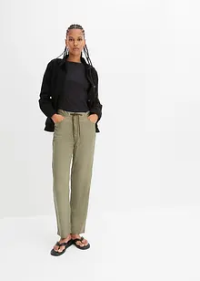 Pantalon cargo léger en Lyocell fluide, bonprix