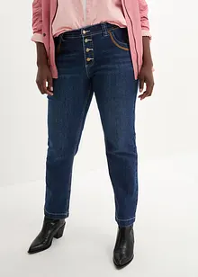 Straight Jeans Mid Waist, Stretch, bonprix