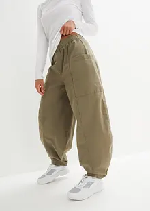 Pantalon en twill léger avec poches plaquées, bonprix