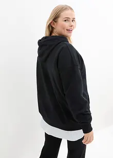 Sweat-shirt à capuche, oversize, bonprix