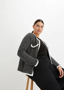 Gilet court en maille bouclée, bonprix