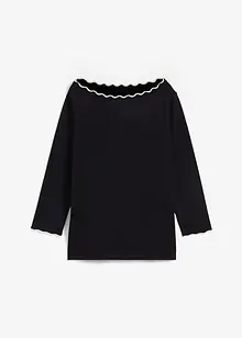 Pull en fine maille coton et soie, bonprix