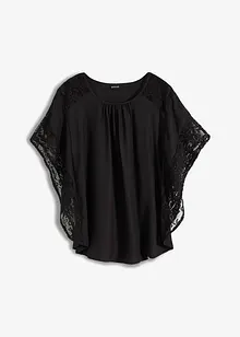 Bluse mit Spitzendetails, bonprix