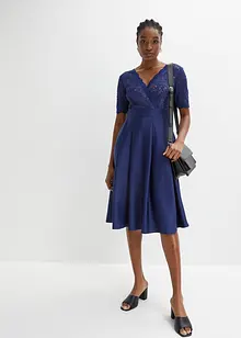 Robe avec dentelle, bonprix