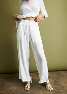 Pantalon palazzo en viscose, bonprix
