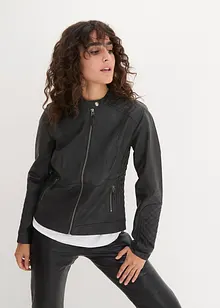 Lederimitat Biker-Jacke, bonprix