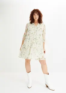 Robe-tunique imprimée en polyester recyclé, BODYFLIRT