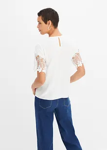 Bluse mit Spitze, bonprix