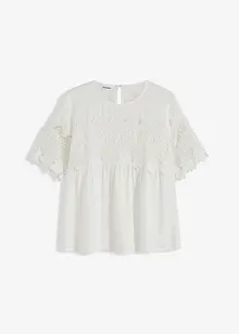 Bluse mit Spitze, bonprix