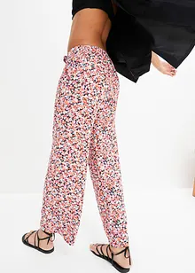 Pantalon palazzo taille élastique, bonprix