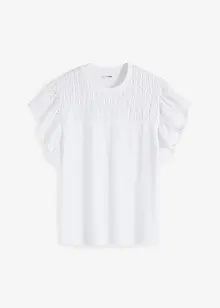 Shirt mit Lochstickerei, bonprix