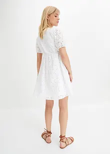 Kleid mit Lochstickerei, bonprix