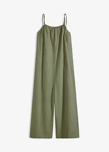 Jumpsuit aus leichtem Leinen-Viskose-Mix, bonprix