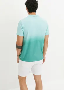 Poloshirt, Kurzarm aus Bio Baumwolle mit Farbverlauf, bonprix