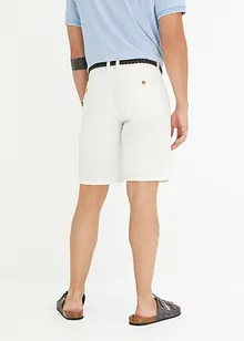 Bermuda chino avec ceinture, Regular Fit, bpc bonprix collection