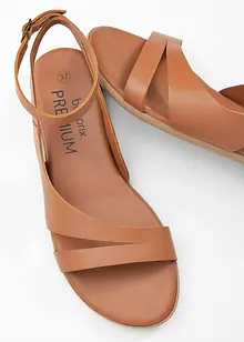Sandales en cuir, bonprix