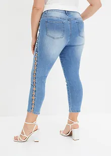 Jean skinny avec perles appliquées, bonprix