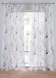 Gardine aus leichtem Voile (1er Pack), bonprix