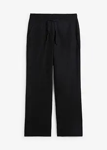 Pantalon large en lin mélangé, bonprix